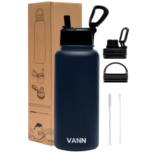 waterfles-drinkfles-1-liter-blauw VANN Drinkfles 500ml